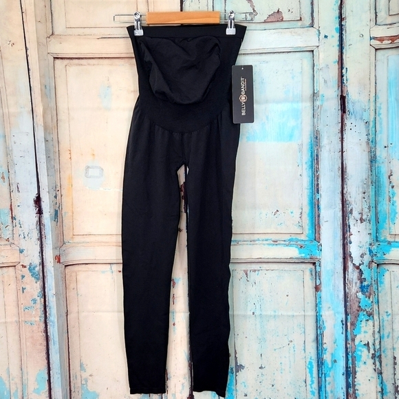 Belly Bandit Maternity Bump Support Leggings in Black - Picture 2 of 7